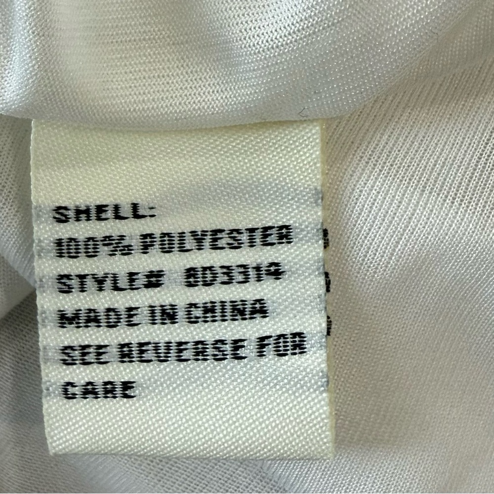 White And Cream Maxi Sundress With Flutter Sleeves - image 7